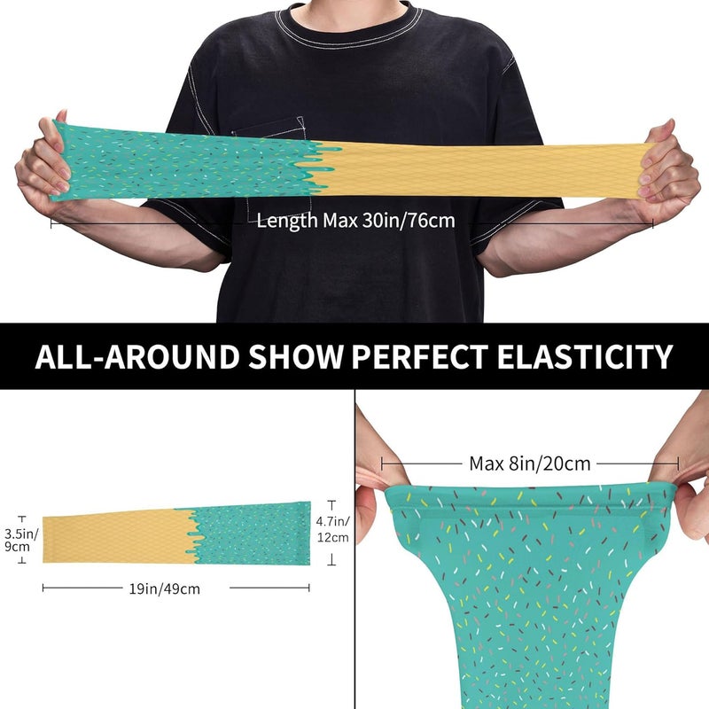 oyebn Arm Sleeves Outdoor Garden Sports Cooling Sun Sleeve for Women Men Farm - Image 4
